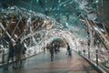 The Time Vortex at the Helix Bridge for Singapore iLight 2019